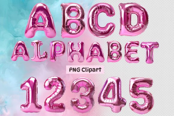 Download 3D Foil Balloon Alphabet Clipart, Letter - Art Collection