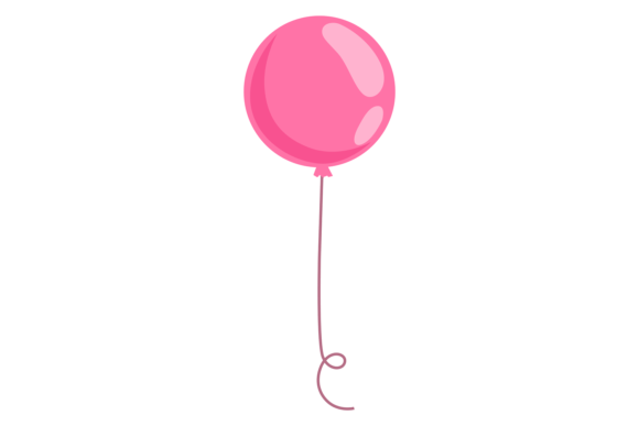 Download Pink Balloon Color Icon. Holiday Party D - Art Collection