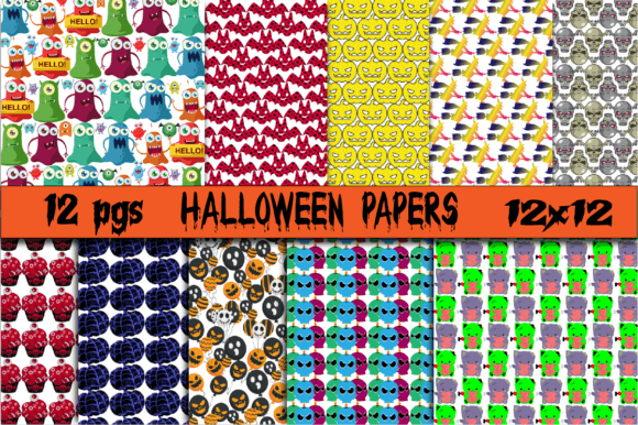 Download Halloween Digital Papers - Premium Resources