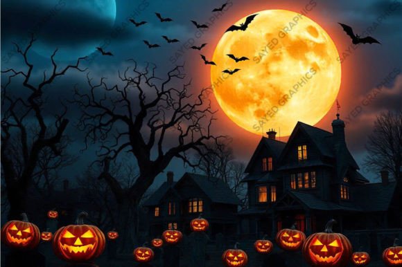 Download A Haunted Halloween Night Background - Premium Resources