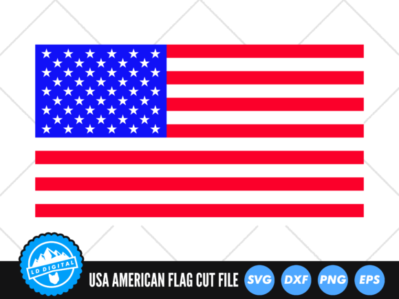 Download USA Flag SVG Cut File | American Flag - Svg cut file Collection