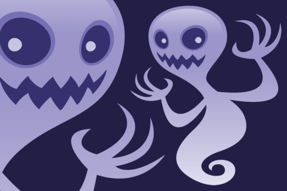 Download Grinning Ghost Cartoon - Art Collection