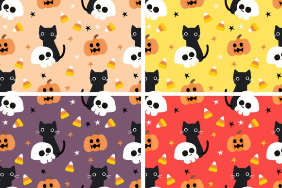 Download Cute Black Cat and Halloween Pumpkin - Premium Resources