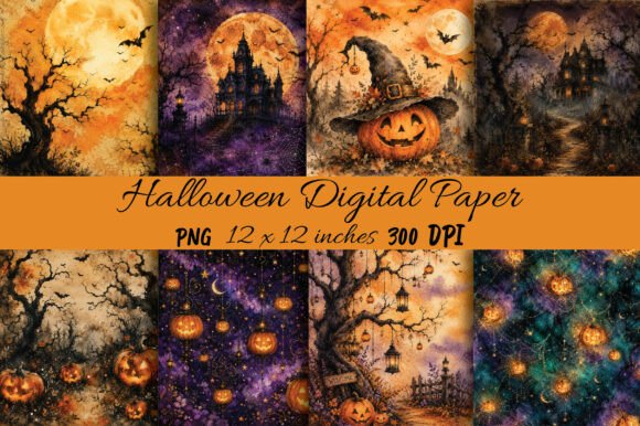 Download Halloween Digital Paper - Halloween digital Collection