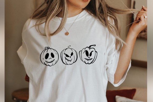 Download Three Pumpkins Svg Halloween Art Shirt - Art Collection