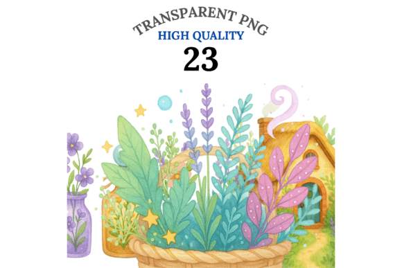 Download 23 Herbal Witch Clipart - Art Collection