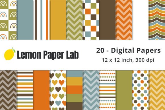 Download Earth Tones Digital Background Patterns - Art Collection