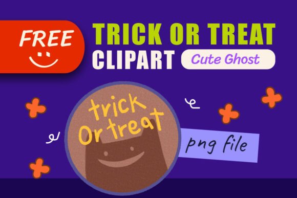 Download Free! Trick or Treat Cute Ghost Clipartg - Art Collection