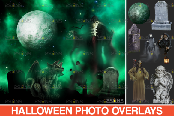 Download 35 Halloween Overlay &amp; Ghost Clipart - Art Collection