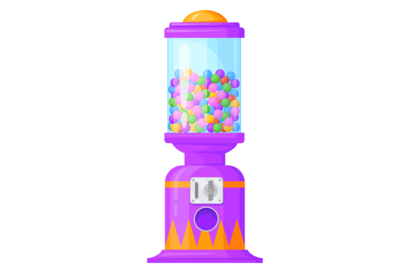 Download Gumball Machine. Cartoon Kid Game with S - Art Collection