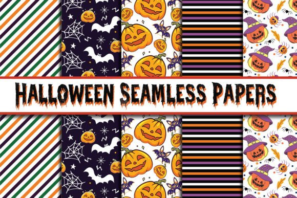 Download Happy Halloween Digital Paper Background - Halloween digital Collection