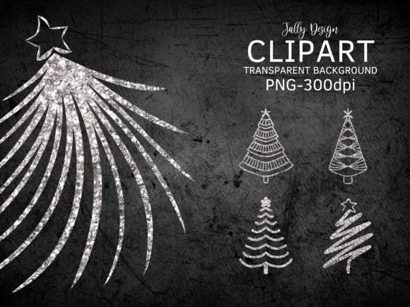 Download Silver Christmas Tree Cliparts - Art Collection