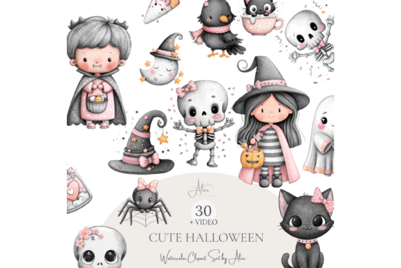 Download 30 Cute Halloween Clipart - Art Collection