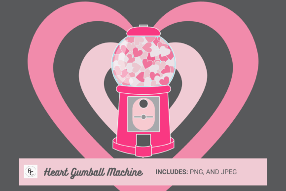 Download Heart Gumball Machine - Art Collection